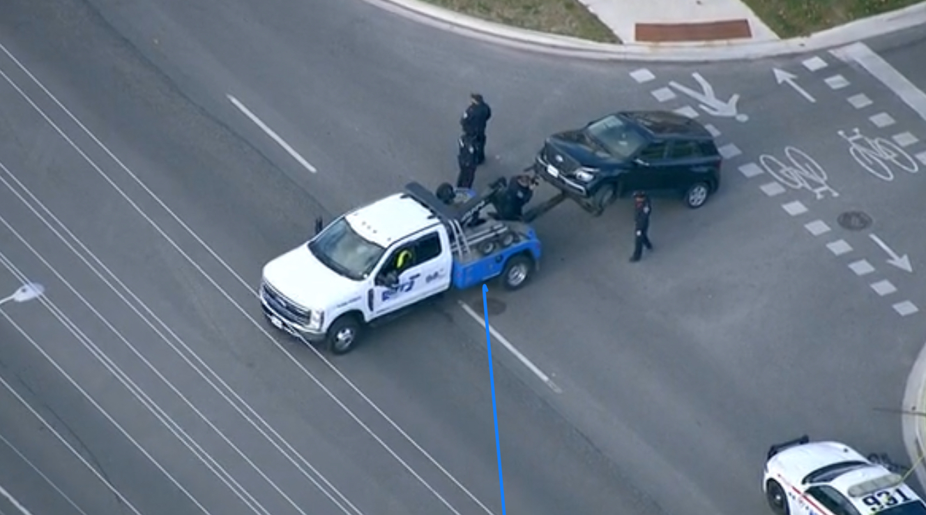 A 13-year-old girl who was struck by a vehicle while riding her bike in Ajax has passed away in the hospital, according to police.