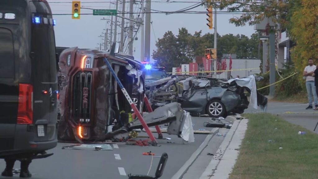 Driver Faces Charges After Fatal 8-Car Collision in Milton, Ontario