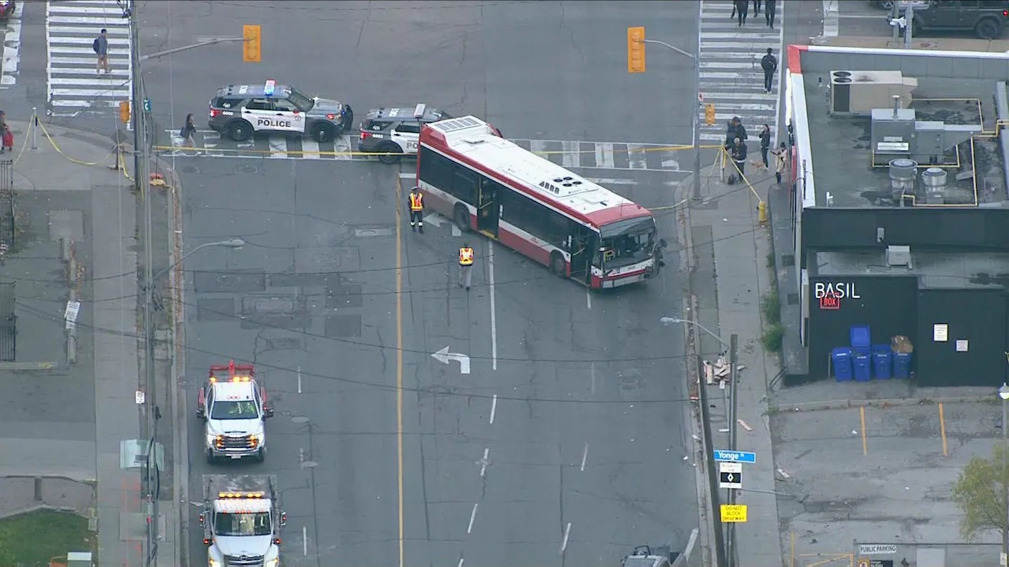 TTC bus accident North York